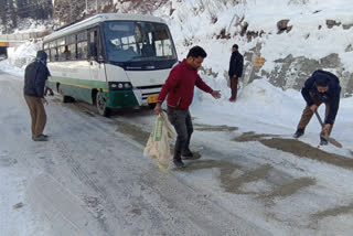 HRTC buses to Keylong