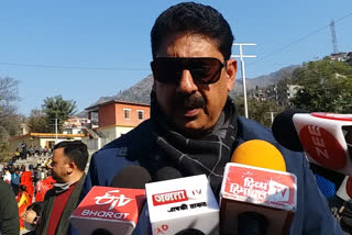Sports Minister Rakesh Pathania reached Bilaspur