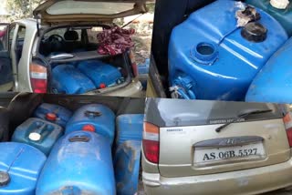 Illegal condensed oil seized