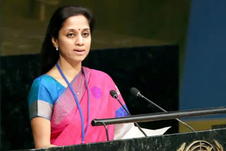 NCP MP Supriya Sule tests COVID positive urges those who came in contact to get tested