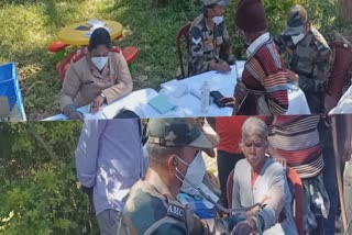 Kunnur Helicopter crash village Medical camp  Army medical camp done at Nanjappa sathiram  Commander Rajeswar singh appreciated Kunnur village  குன்னூர் விபத்து நடந்த கிராமத்தில் ராணுவம் சார்பிலான மருத்துவ முகாம்  தளபதி அருண் அளித்த வாக்குறுதியின் படி மருத்துவ முகாம்