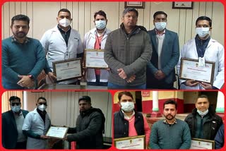 108 employees awarded in mandi