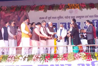 CM Nitish Kumar Addressed Jeevika Didi in Samastipur