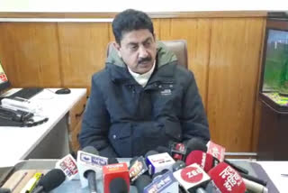 Sports Minister Rakesh Pathania in shimla