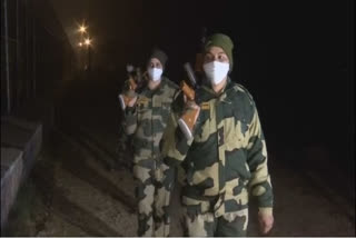 BSF jawans brave chilly winters to guard border in Amritsar