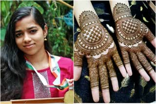 kozhikode native mehendi record  kadalundi native mehendi guinness world record attempt  adithya to set record in mehendi  കടലുണ്ടി സ്വദേശി മെഹന്തി ഗിന്നസ്  ആദിത്യ മെഹന്തി റെക്കോഡ്  മെഹന്തി ലോകാത്ഭുതങ്ങള്‍ ആദിത്യ