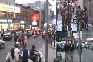 New year celebration preparation going in mg road a