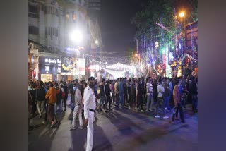 New year Celebration in Park Street Kolkata