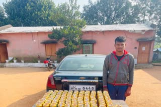 accused arrested for carrying liquor