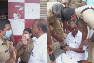 Violence against Triveni store employees in thiruvananthapuram  Triveni store employees attacked by district panchayat member  ത്രിവേണി സ്റ്റോറിലെ ജീവനക്കാർക്ക് നേരെ അതിക്രമം  ജില്ല പഞ്ചായത്ത് അംഗം ത്രിവേണി സ്റ്റോർ ജീവനക്കാരെ ആക്രമിച്ചു