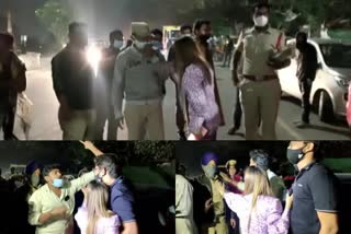 Woman behaved rudely with police