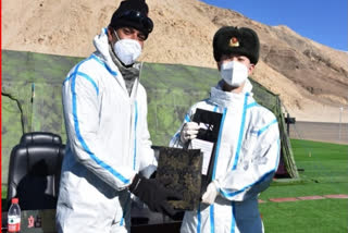 On New Year, India and Chinese troops on Saturday exchanged sweets and greetings at several border posts along the Line of Actual Control (LAC) including in eastern Ladakh.