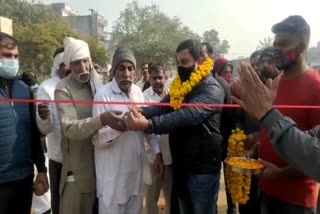 Masoodpur village got the gift of open gym in the new year
