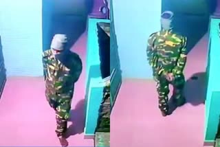 Theft in Army Uniform in Khagaria