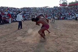 Wrestling competitions held in peddayedigi