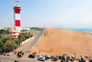 corona guidelines at chennai beach