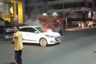 Burning Car