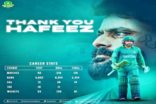 Mohammad Hafeez Retirement  पाकिस्तान क्रिकेट टीम  Pakistan Cricket Team  मोहम्मद हफीज  Mohammad Hafeez  पाकिस्तान क्रिकेट बोर्ड  खेल समाचार  पाकिस्तान क्रिकेट  मोहम्मद हफीज ने लिया संन्यास  Sports news  Cricket News