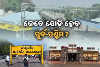 due to negligence of state and central govt khordha and balangir railway project failed to complete in assured time