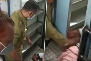 action against asp who kicked a maveli express traveler  maveli express train traveler kicked out by police  മാവേലി എക്‌സ്‌ പ്രസ്‌ യാത്രക്കാരനെ എഎസ്ഐ ചവിട്ടിയ സംഭവം  യാത്രക്കാരനെ ചവിട്ടിയ എഎസ്ഐക്കെതിരെ നടപടി