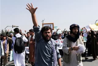 Protests in Kabul against US sanctions