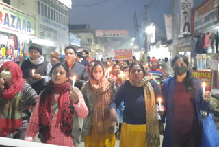 Candle March in ghaziabad