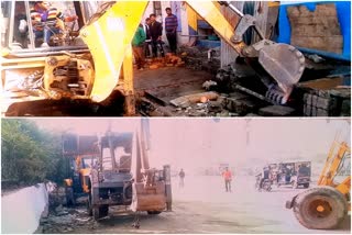 Joint Operation on Encroachment in Jaipur