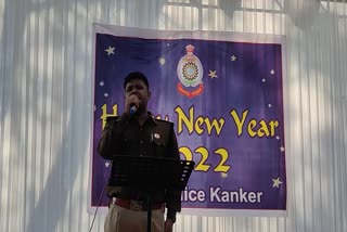 Kanker SP Shalabh Sinha became singe