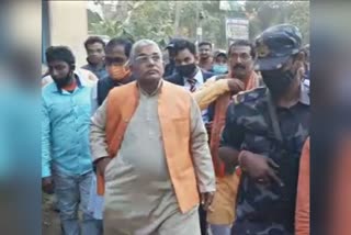 Dilip Ghosh at Egra