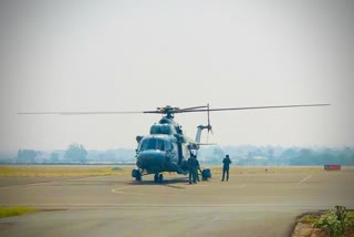 8 Indian Air Force Helicopter Emergency Landing in Kolhapur