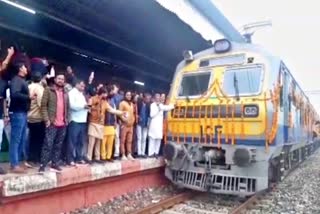 MEMU train started in Jhalawar