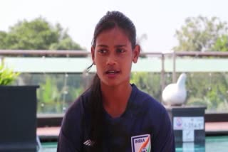 Odia football player Manisha panna selected in Indian womens team for Asian football games