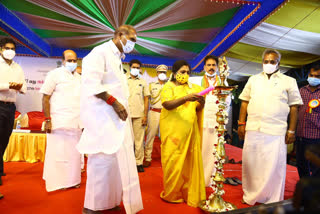 Tamilisai Soundararajan inaugurates international yoga festival in puducherry ,  உலக யோகா திருவிழா, யோகாவினால் கரோனா வைக் கட்டுப்படுத்த முடியுமா ? - தமிழிசை பதில்