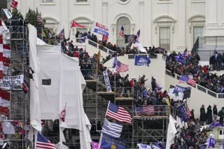 Capitol attack anniversary  Nancy Pelosi on Capitol attack  democracy won on Jan Six Nancy Pelosi  ക്യാപ്പിറ്റോള്‍ കാലപത്തിന് ഒരു വയസ്  ക്യാപ്പിറ്റോള്‍ കാലപം  ഡൊണാള്‍ഡ് ട്രംപ് അനുകൂലികള്‍ നടത്തിയ അക്രമം