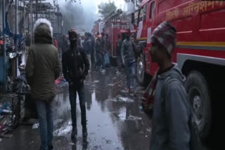 Fire broke out in Delhi Chandni Chowk