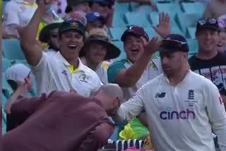 England Spinner Jack Leach Signs Autograph