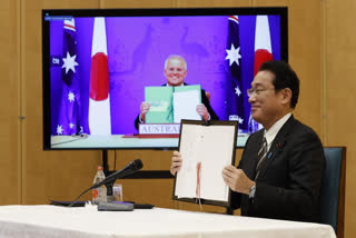Australian Prime Minister Scott Morrison and Japanese Prime Minister Fumio Kishida met in a virtual summit to sign the Reciprocal Access Agreement. This is in light of the deteriorating security environment in the Indo-Pacific.