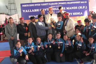 Women Kabaddi Championship held in Mandi