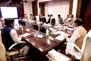 Review meeting regarding CM's development projects