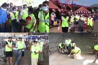 Hyderabad team clean up Sabarimala