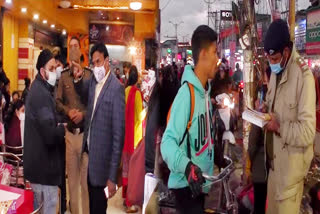 SSP Janmejay Khanduri inspected Paltan Bazar Dehradun