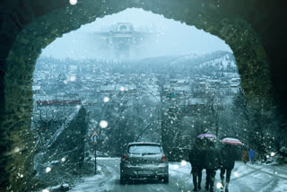 Pictures of snowfall in beautiful Kashmir, you will be left watching