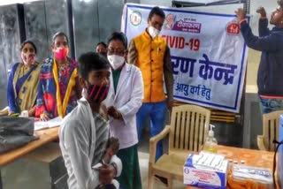 Children covid Vaccination in Balod