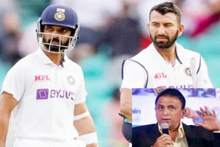 Sunil Gavaskar  Cheteshwar Pujara  Ajinkya Rahane  Cricket News  Sports News  Indian Team  सुनील गावस्कर  चेतेश्वर पुजारा  अंजिक्य रहाणे  खेल समाचार  भारतीय क्रिकेट टीम