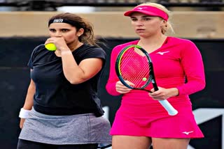 Sania Mirza  Nadiia Kichenok  Sania Mirza  Nadiia Kichenok  महिला युगल सेमीफाइनल  Adelaide International  Sports News  एडिलेड इंटरनेशनल  भारतीय टेनिस खिलाड़ी  सानिया मिर्जा  नादिया किचेनोक