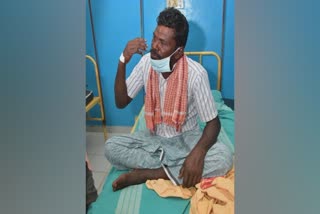 fishermen rescue man stranded in sea  മത്സ്യത്തൊഴിലാളിയെ രക്ഷപ്പെടുത്തി  തമിഴ്‌നാട് സ്വദേശി കടലില്‍ അകപ്പെട്ടു