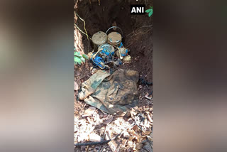 The newly established Company Operating Base (COB) of Border Security Force (BSF) in Ghanabera recovered a Naxal dump along with 5 IEDs and other related items in Odisha's Malkangiri on Friday.