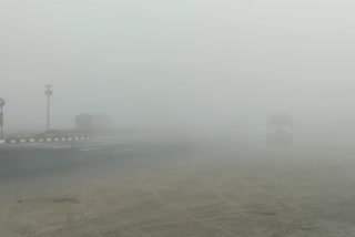 A fog on the highway