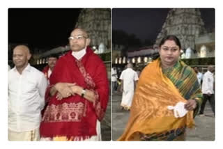 vips visit tirumala