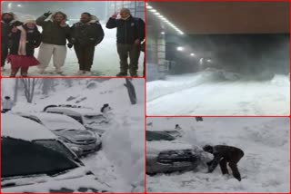 Heavy snowfall in Lahaul-Spiti